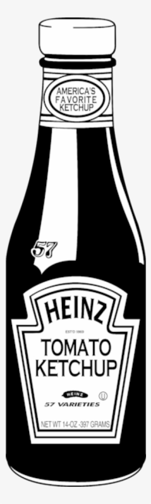 Heinz Ketchup Black And White
