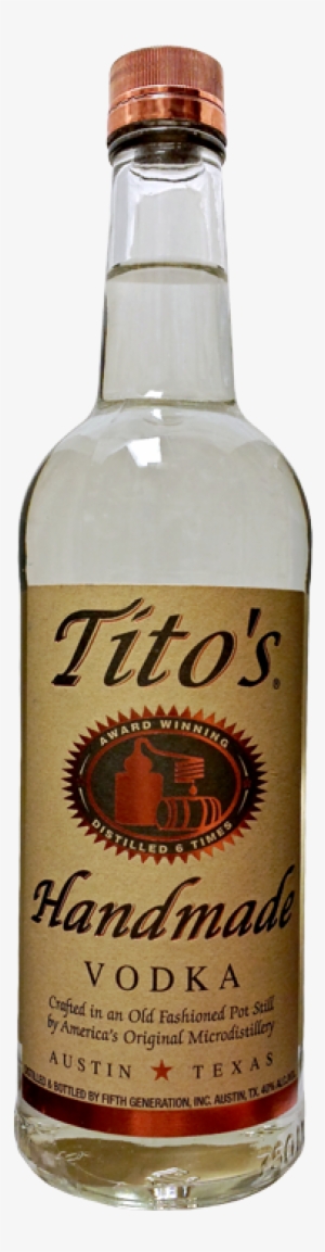 Tito's Vodka Png - Tito's Handmade Vodka - 375 Ml Bottle