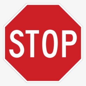 Red Circle With Line Through It Transparent Download - Clipart Stop Sign