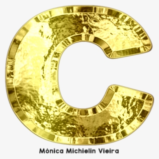 Alfabeto Com Textura De Ouro Em Formato Png - Emblem