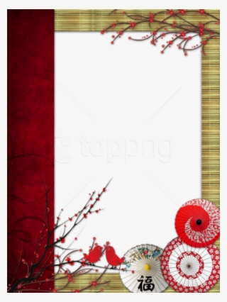 Free Png Best Stock Photos Japanese Stylephoto Frame - Japanese Borders And Frames