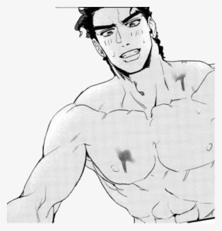 #jojo #jjba #anime #sexy #animeboy #jotarokujo #freetoedit - Illustration