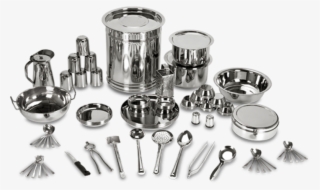 80 Pcs Kitchen Set With Bucket Or Drum For Six Persons - Portafilter