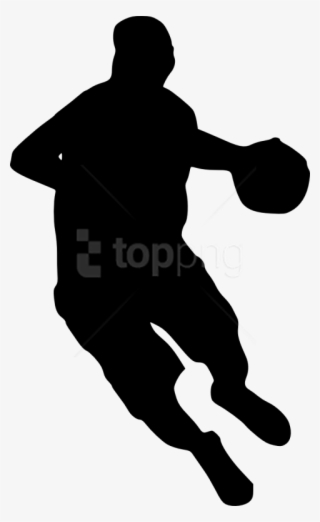 Free Png Basketball Player Silhouette Png Images Transparent - Portable Network Graphics