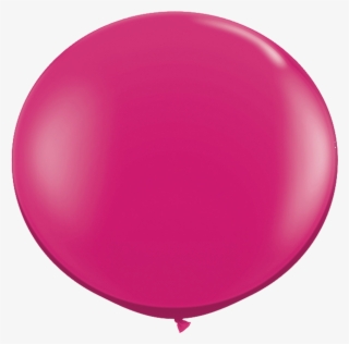 36" Extra Large Round Latex Balloon - Hot Pink Latex Balloon