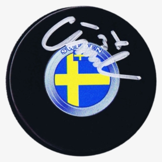 Isac Lundestrom Anaheim Ducks Autographed Team Sweden - Circle
