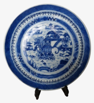Antique Chinese Plate Blue White Decorative Kangxi - Blue And White Porcelain