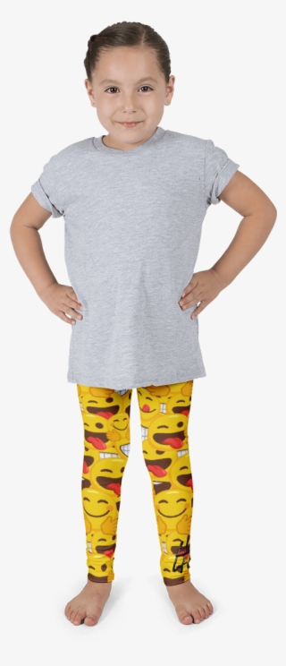 Kid's Emoji Mashup Leggings - Leggings