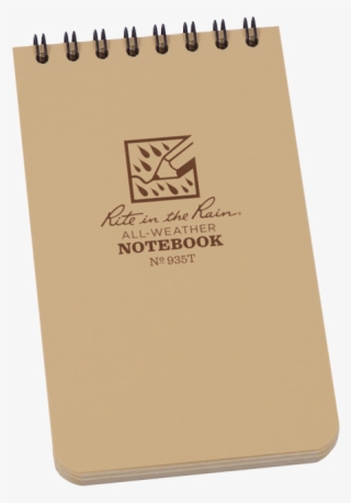 Rite In The Rain Tan Top Spiral Waterproof Notebook - Rite In The Rain Pocket Notebook