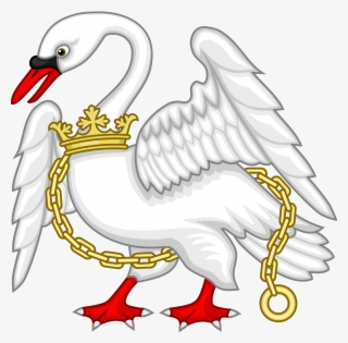 Open - Heraldic De Bohun Swan