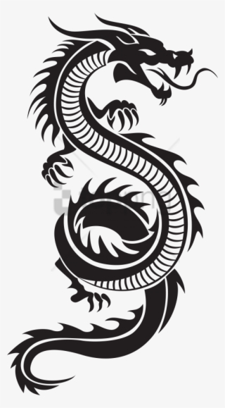 Free Png Chinese Dragon Silhouette Png Image With Transparent - Chinese Dragon Silhouette Png