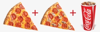 2 Slices & Fountain Soda $6 - California-style Pizza