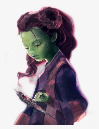 Gamora Sticker - Draw Infinity War Gamora