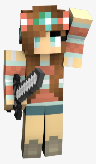 Bow Minecraft Girl Skin - Minecraft Avatar People Girl