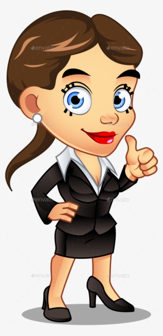 Cartoon Of A Business Woman - Business Woman Cartoon Transparent PNG -  628x928 - Free Download on NicePNG
