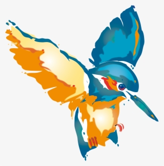 Kingfisher Clipart - Clip Art