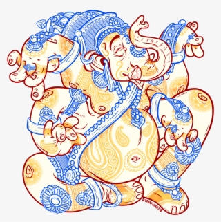 Ganesh Shirt - Illustration
