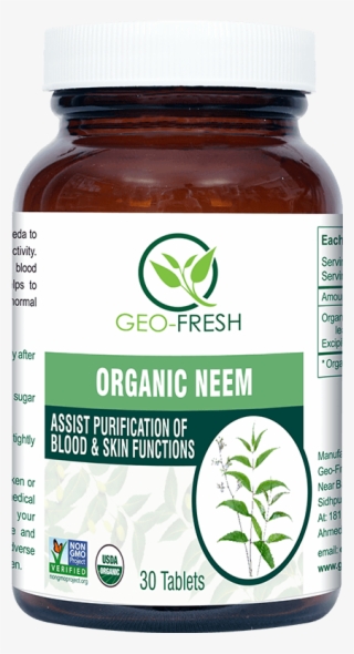 Organic Neem Tablet - Geo Fresh Organic Ashwagandha 750mg Tablet