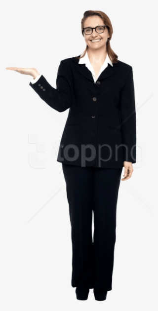 Free Png Download Women Pointing Left Png Images Background - Waiter People