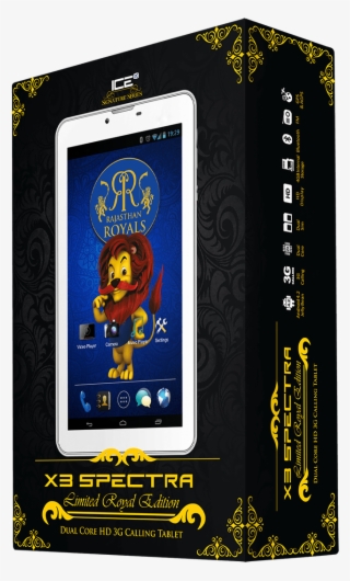 Ice X3 Spectra Rajasthan Royals Edition Android Tablet - Rajasthan Royals