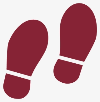 Shoe Prints Icon - Footstep Icon Png Transparent