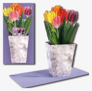 Transparent 3d Vase Flowers Png