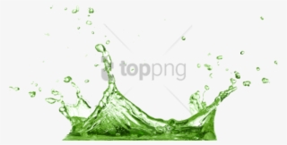 Free Png Download Green Water Splash Png Png Images - Transparent Background Water Splash Png