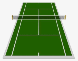 Campo Da Tennis Png - Tennis Court Easy Drawing