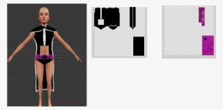 Combined Meshes Texture Overlap - Illustration