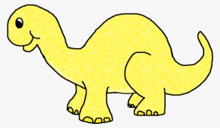 Dinosaur Clipart Yellow - Yellow Dinosaur Clip Art