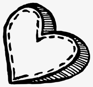 Hand Drawn Png - Heart Sketch Png
