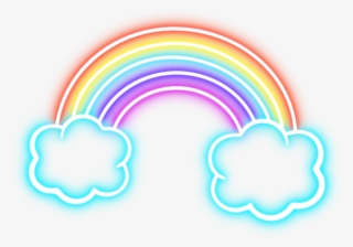 Arco Iris🌈 Arcoiris Art Neon Tumblr Glich Stars Cute - Illustration