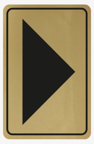 Large Arrow Door Sign - Traffic Sign
