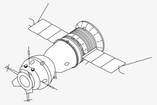 Soyuz 7k-tm Drawing - Soyuz 7k T