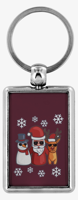 Santa Snowman Reindeer Keychain For Men Women Key Chain, - Anti Social Social Club Keychain