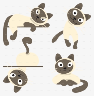 Feline Clipart Siamese Cat - Siamese Cat Emoji