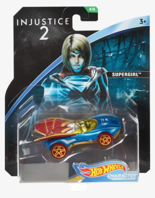 Supergirl 1/64th Scale Die-cast Hot Wheels Vehicle - Hot Wheels Character Cars Supergirl