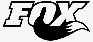 Clip Art Royalty Free Stock Fox Racing Sponsor Sticker - Fox Racing Shox