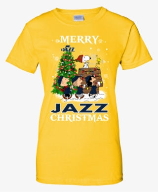 Merry Utah Jazz Christmas Snoopy Ugly Sweater Style - Shirt