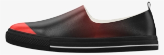 Red Triangle Gradation Shoe Apus Slip-on Microfiber - Slip-on Shoe