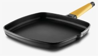 Castey Classic Yellow Griddle Yellow Handle - Frying Pan