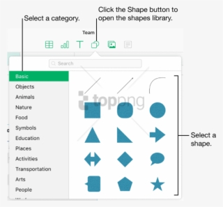 Free Png Formatting Multiple Shapes In Keynote Png - Add Shapes In Keynote