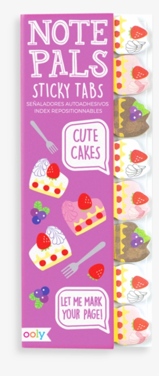 Note Pals Sticky Tabs With Sweet Cake Designs - Ooly Karteczki Samo Przylepne