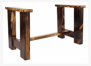 Pb Series Solid Wood Russian Pine Table Base - End Table