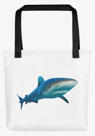 Great White Shark Print Tote Bag - Tote Bag