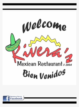 Rivera's Mexican Food Menu - Illustration