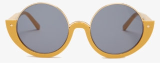 Marni, Crop Round Frame Sunglasses, Retro, Cool, Thedailydeb, - Circle