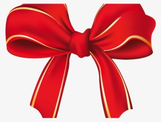 Christmas Ribbon Clipart Florida - Red Bow Christmas Png