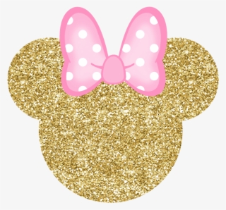 #minniemouse #glitter #bow #goldpink #pink #gold - Minnie Mouse Background Pink Gold