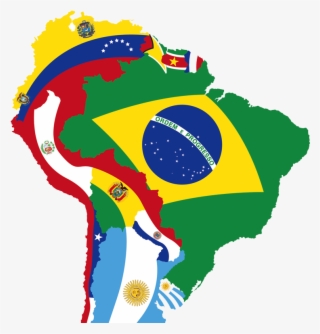 South America - Political Map For Latin American